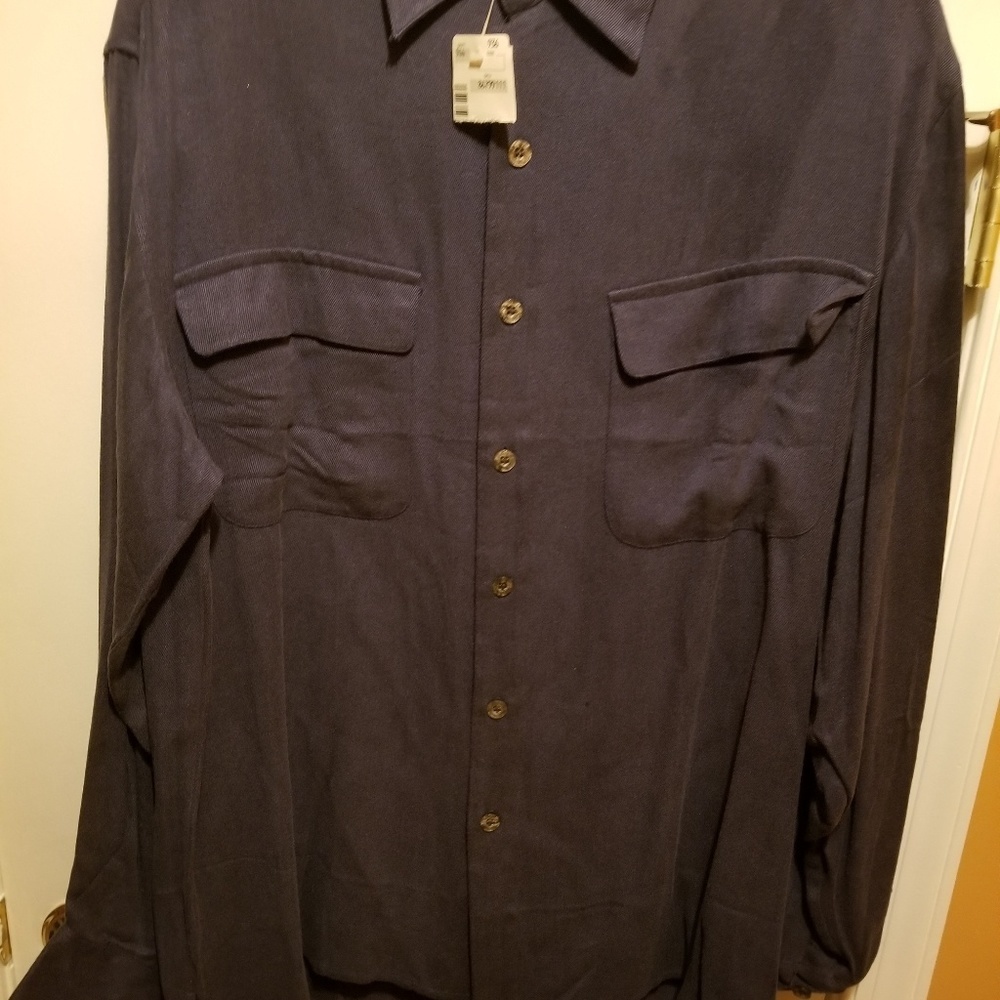 Bill Blass Vintage Ladies Silk Shirt NWT
